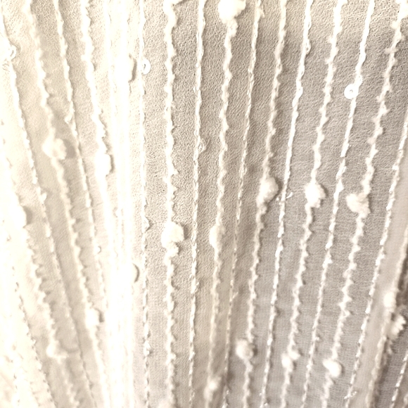 GORGEOUS ☆ SEMI-SHEER WHITE ☆ SHIRT STYLE DUSTER ☆ NWT - Picture 7 of 13